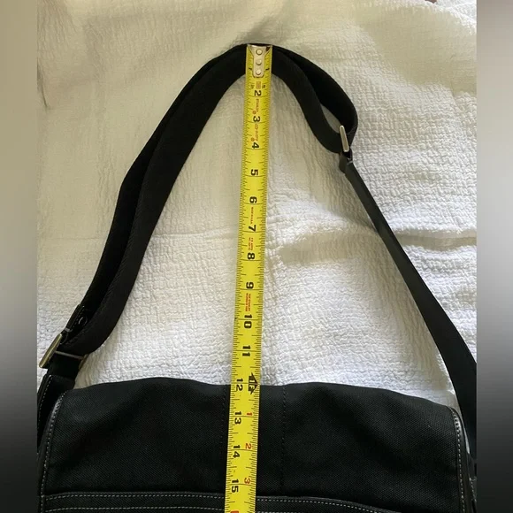 Coach canvas messenger bag